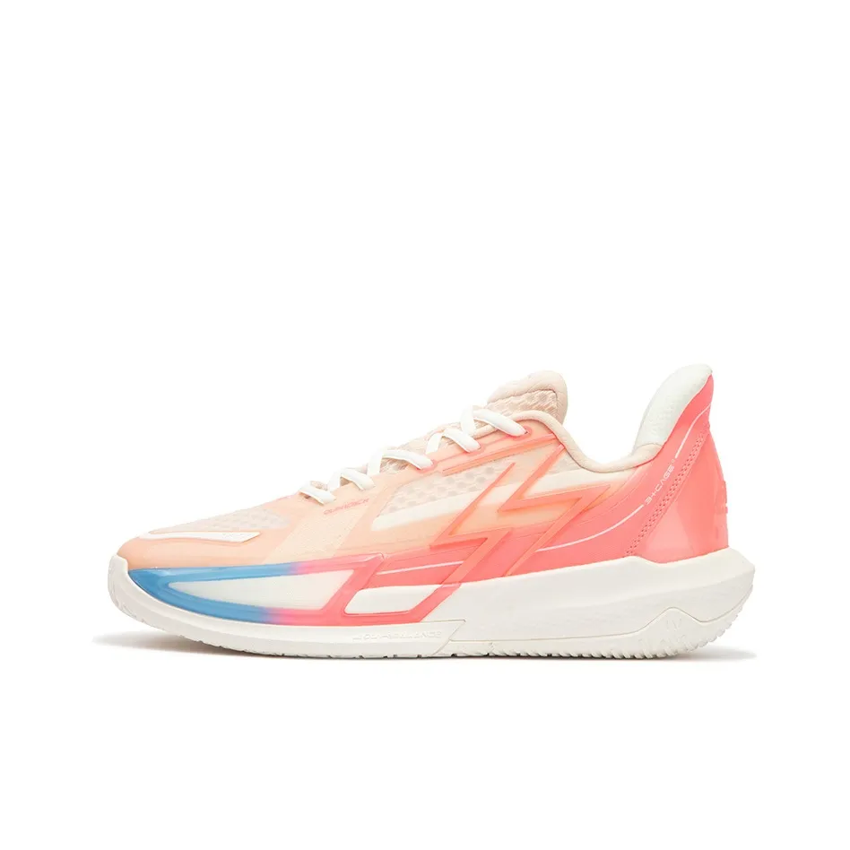 361° Big3 4.0 QUICK Basketball Shoes Men's Low Top Smoothie Peach