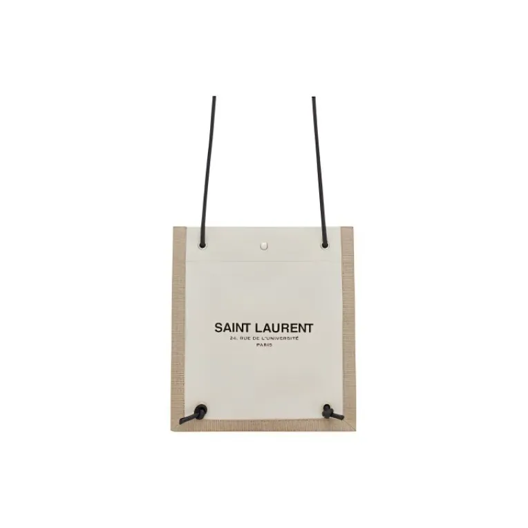 SAINT LAURENT Canvas Shoulder Bag, Crossbody Bag Men's