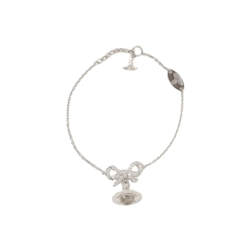 Vivienne Westwood Переработанный Серебряный Браслет Женский Серебряный