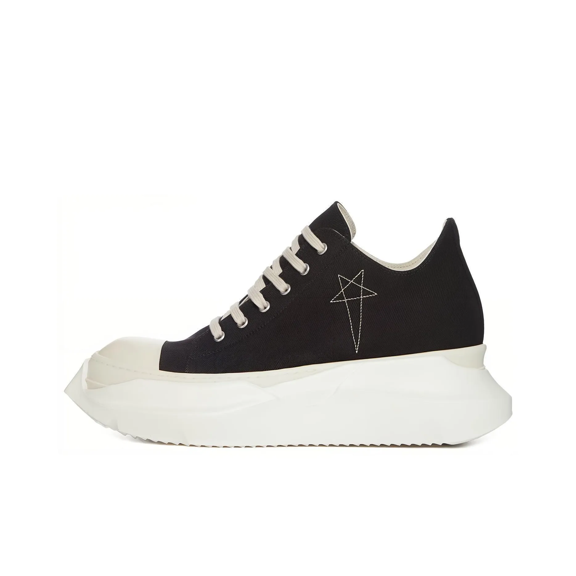 Rick Owens DRKSHDW Abstract Low Pentagram Embroidery Black/Milk