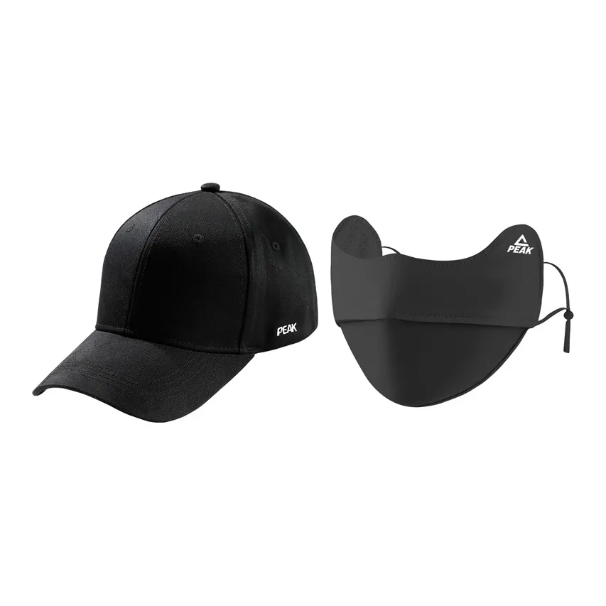 PEAK Хлопковые кепки унисекс черный белый