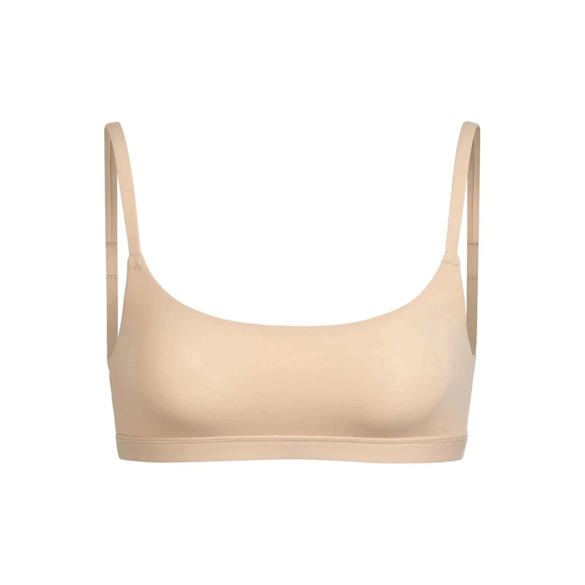SKIMS FITS EVERYBODY SCOOP BRALETTE Bra Women's CLAY/Clay