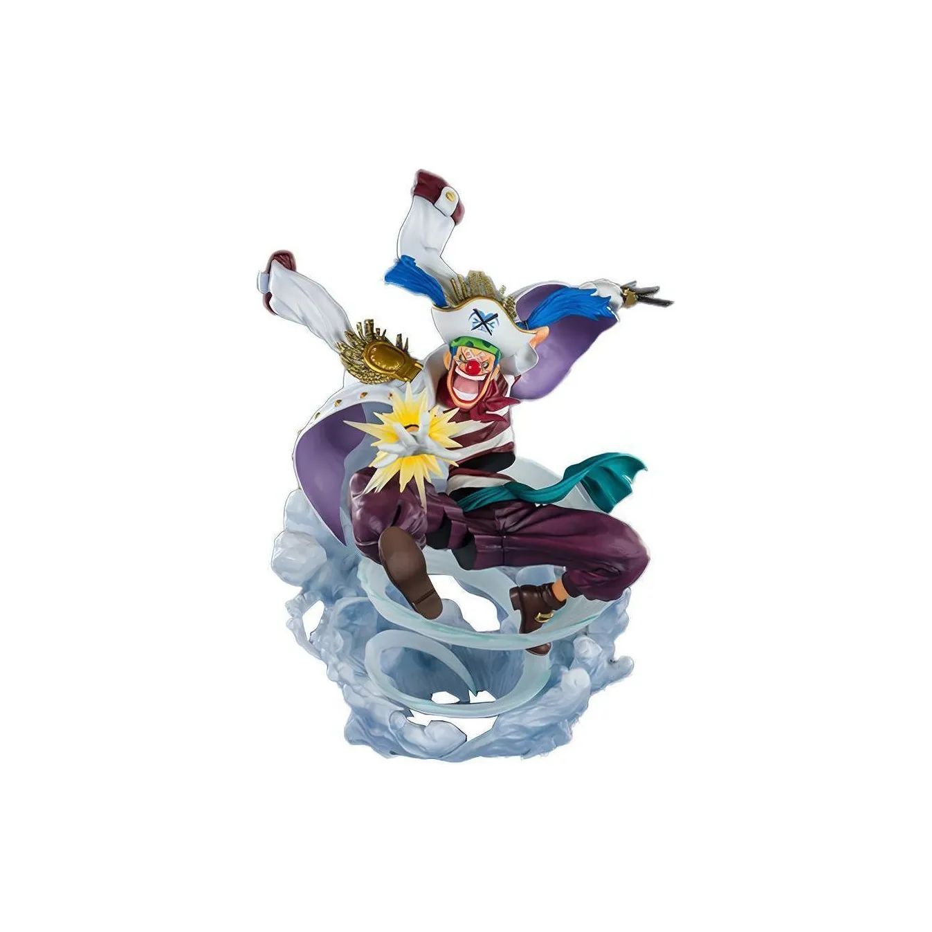 BANDAI Figuarts Zero One Piece Extra Battle Buggy The Clown Paramount War Action Figure White