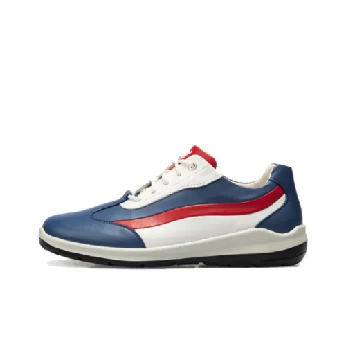 XGN Мужские повседневные туфли Low Top Сине-белый Мужские