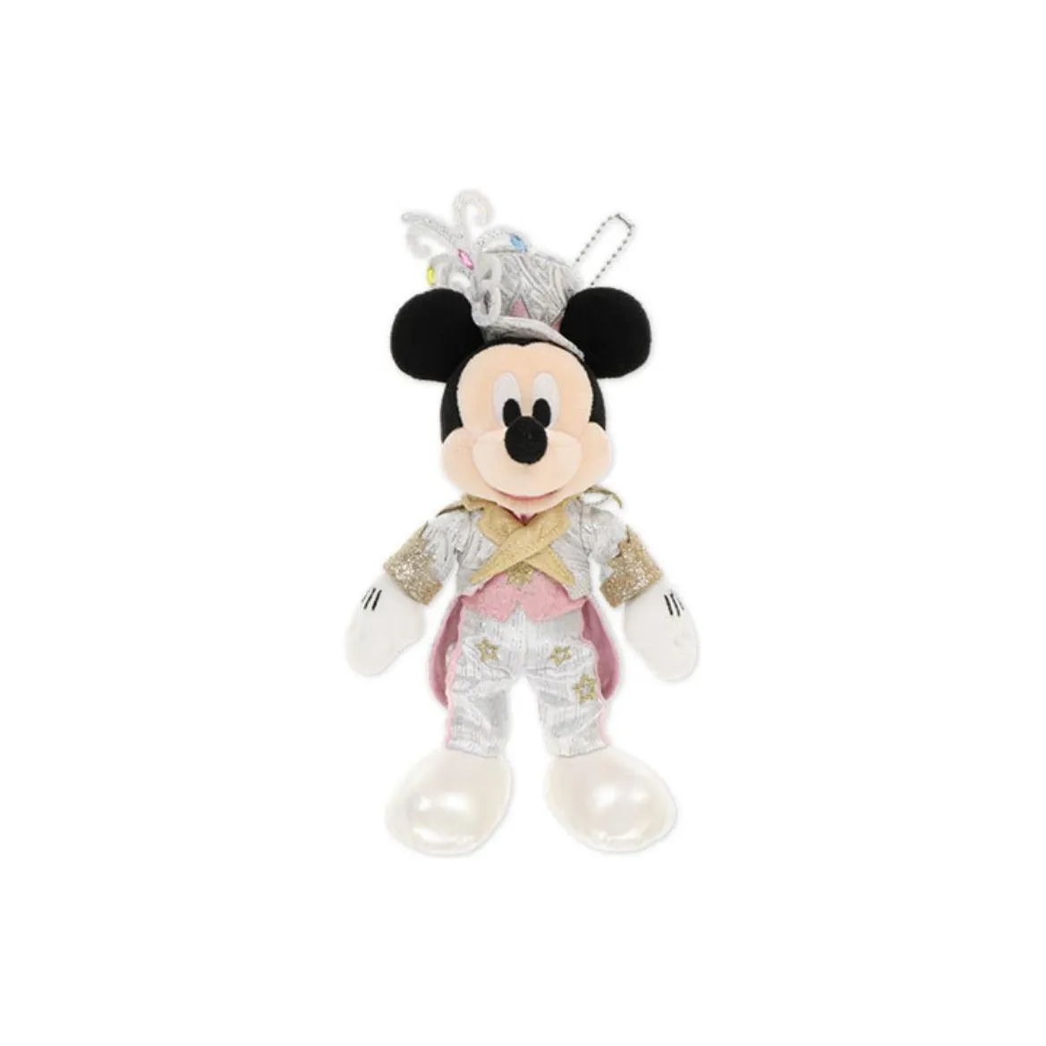 Disney Mickey Mouse Dream Sea Блестящая Одежда Талисман Кукла Плюшевая Подвеска 24 см Высота