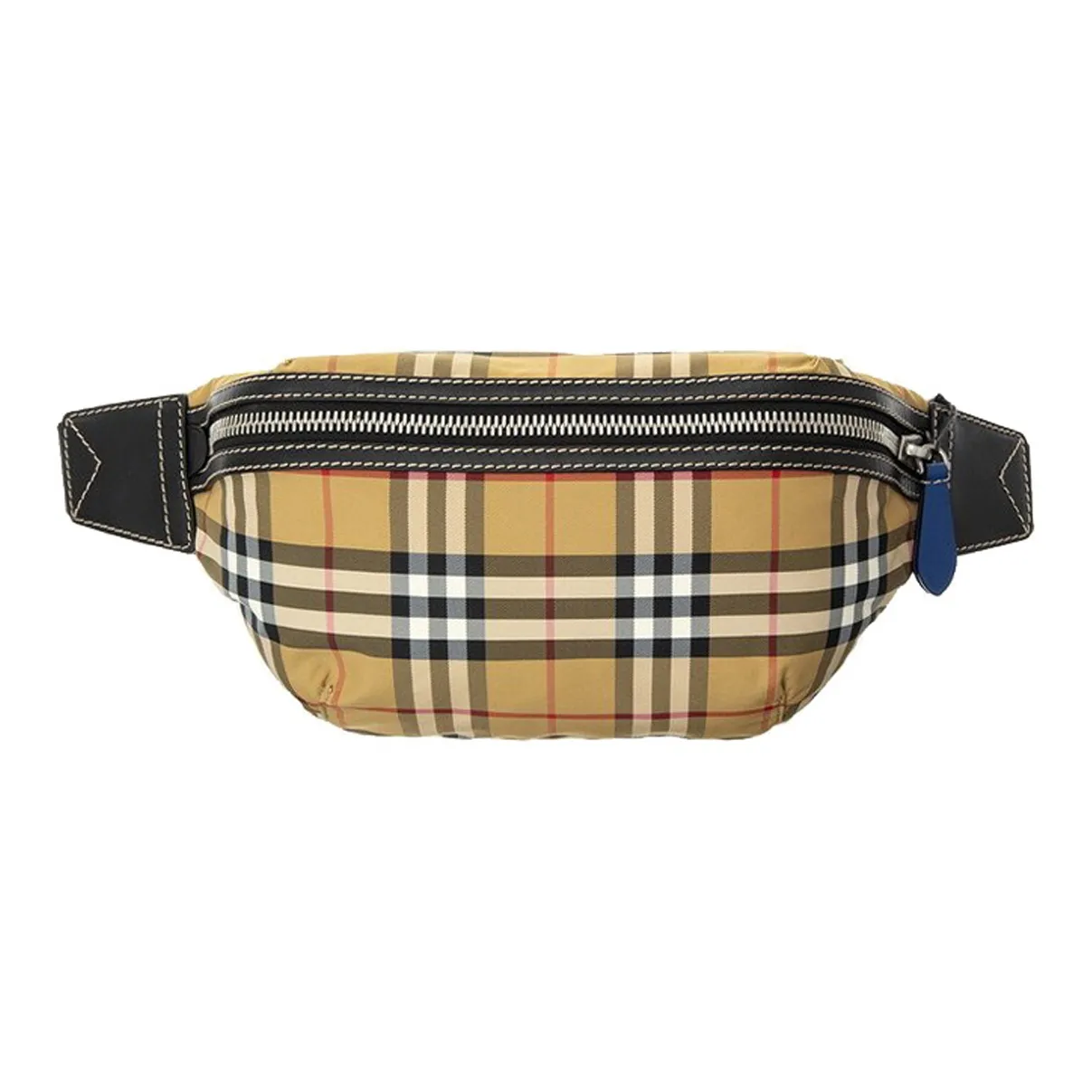 Burberry Vintage Calfskin One Shoulder Crossbody Bag, Sling Bag, Fanny Pack Medium Size Men's Archive Beige