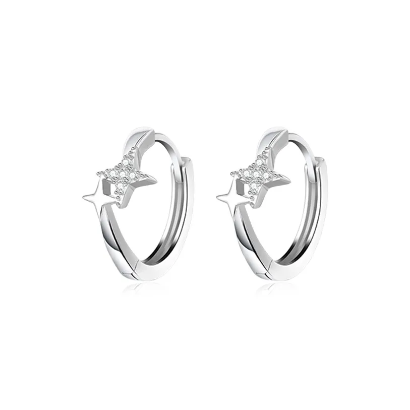 MISS TOOYA Серебро S925 Серьги-гвоздики Унисекс