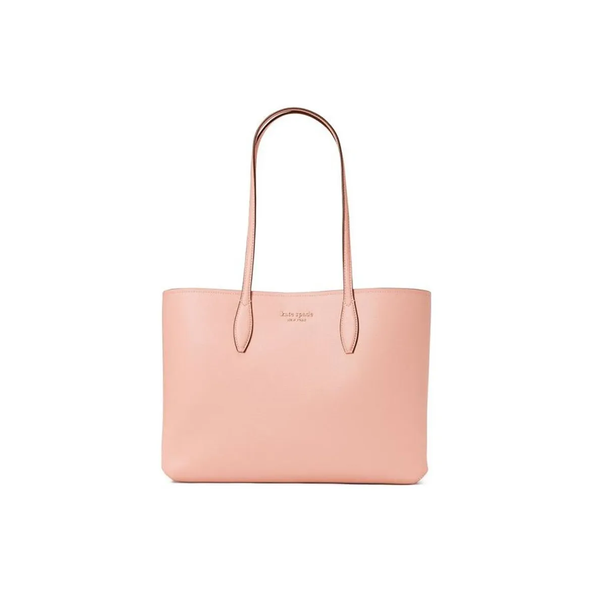 Kate Spade All Day Корова Кожа Спилок Сумка-тоут Сумка для покупок Сумка через плечо Большая Женская Нюдово-розовая