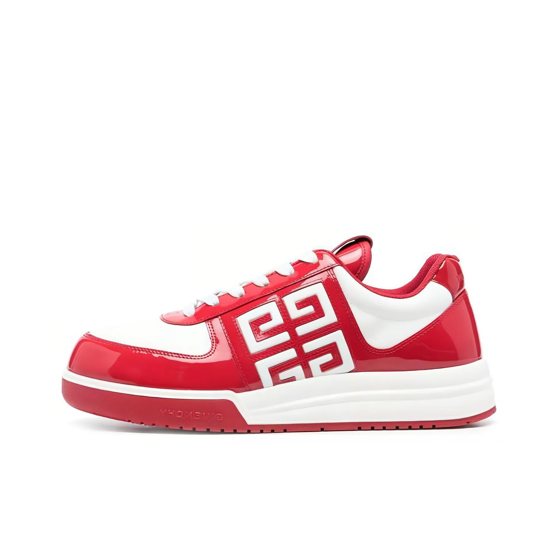 Givenchy G4 Low Top Casual Shoes Men's Red White