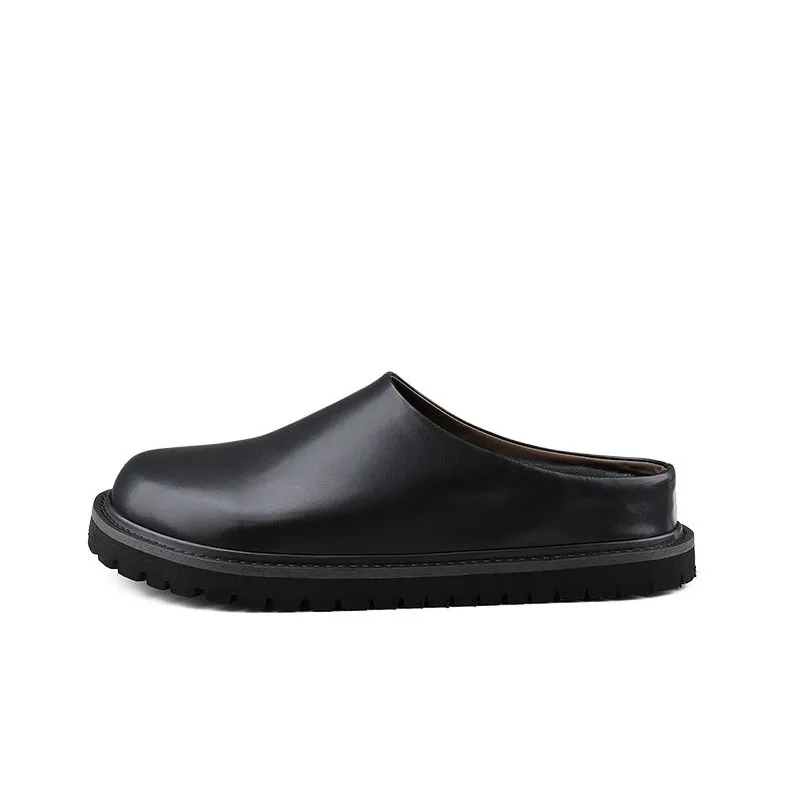 HANQIAORIJI Broken Cocoon series Устойчивый к истиранию Домашние тапочки Мужские Черные