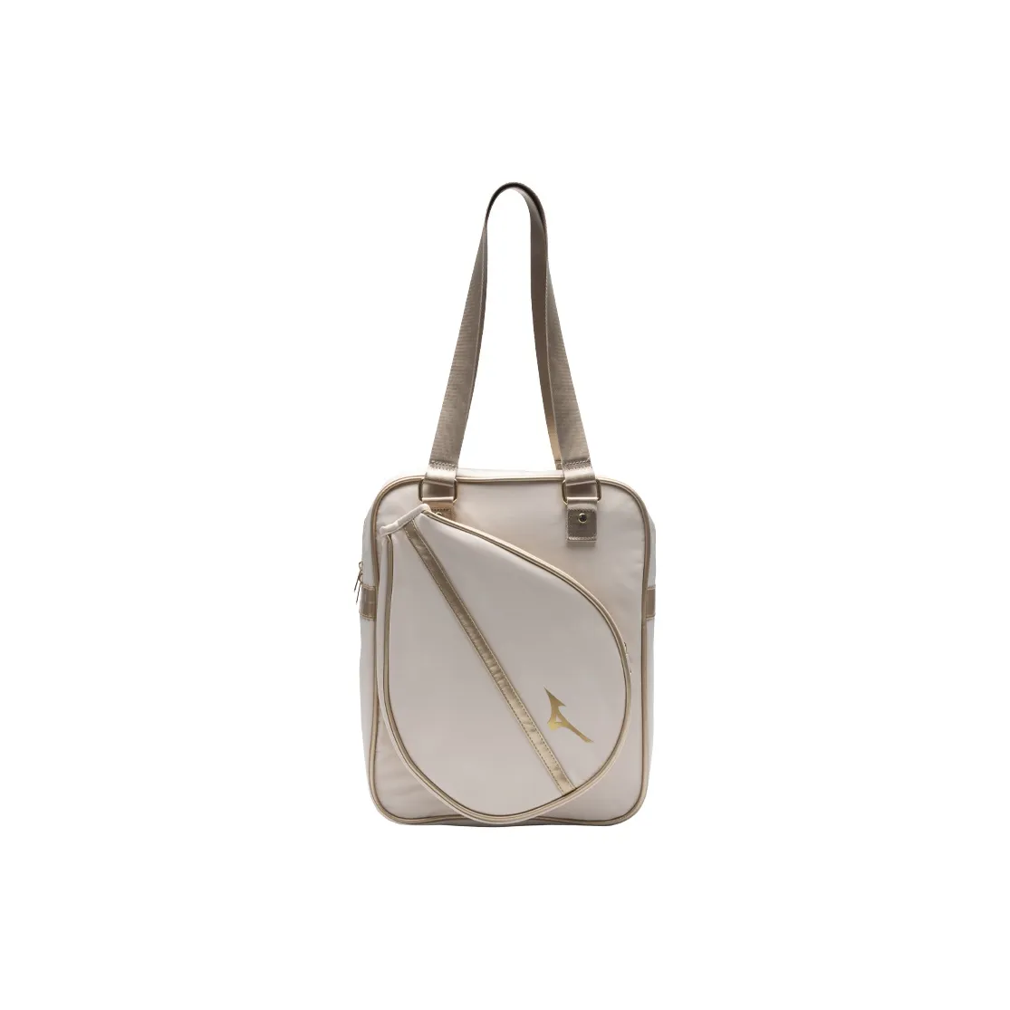 Mizuno Ткань Ракетка Сумка Тренировочная Сумка Сумка Сумка через плечо Унисекс Экрю Черный