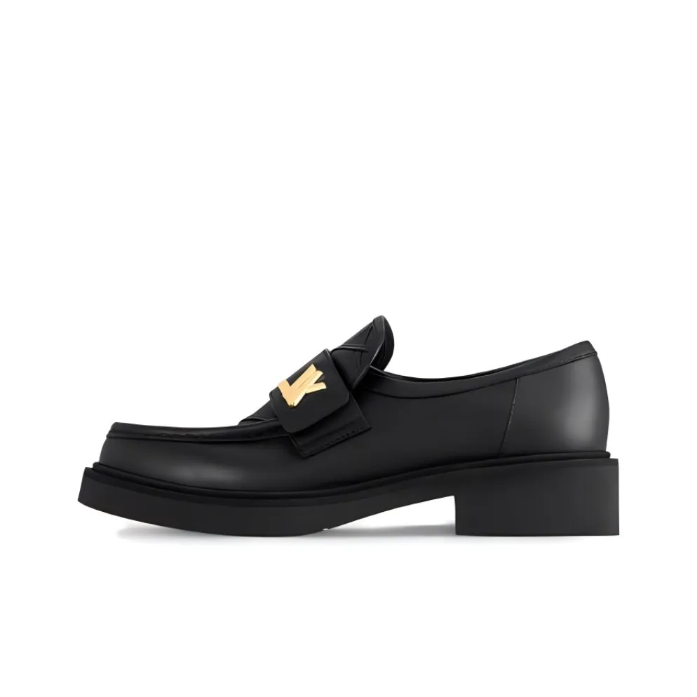 LOUIS VUITTON LV Academy Loafers 2cm Women's Black