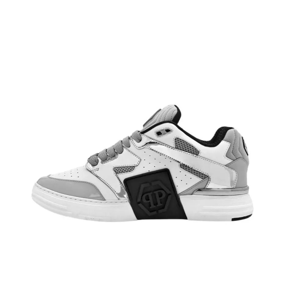 PHILIPP PLEIN Mix Logo-patch Sneakers
