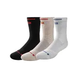 3팩 세트 - Bullfight 허벅지 양말 (화이트+블랙+카키)