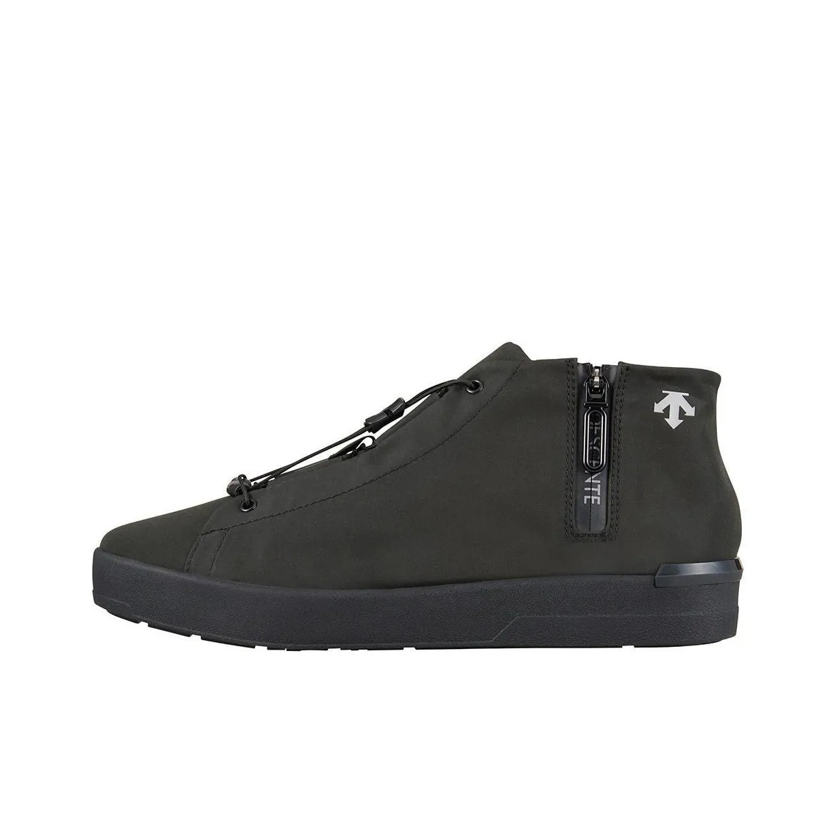 DESCENTE Wayser CE MID 24.1 Cushioning, Wear Resistant Mid Top Skateboard Shoes Unisex Black