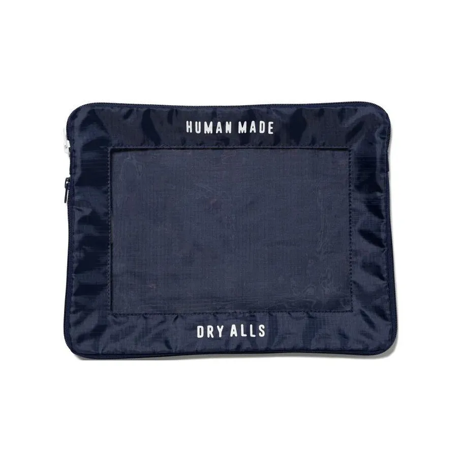 HUMAN MADE Nylon Storage Bag Large Size Unisex Marine Blue