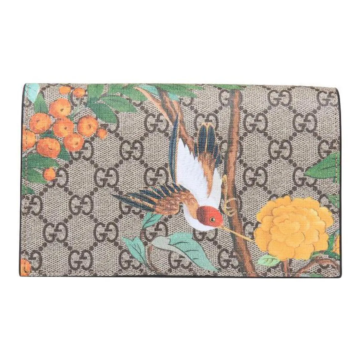 GUCCI Canvas With Leather Chain Bag, Crossbody Bag, Shoulder Bag Women's Ebony