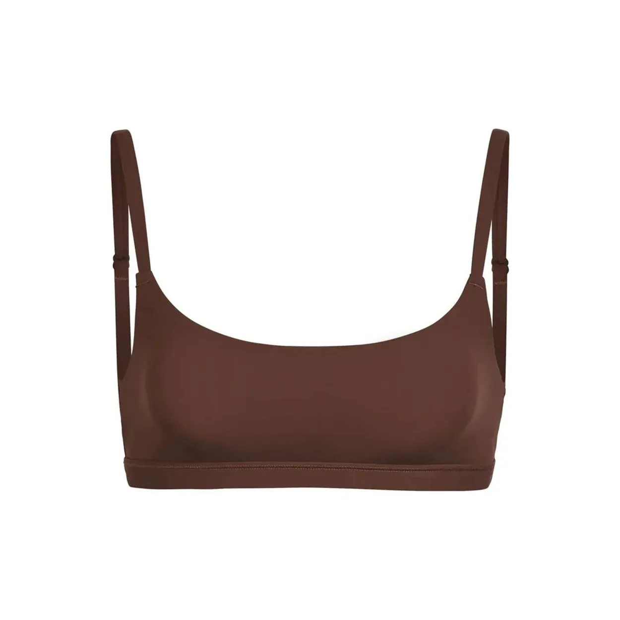 SKIMS FITS EVERYBODY SCOOP BRALETTE Bra Women's COCOA/Cocoa