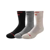 3팩 세트 - Bull - 개 롱 기장 다리 (블랙+그레이+카키)