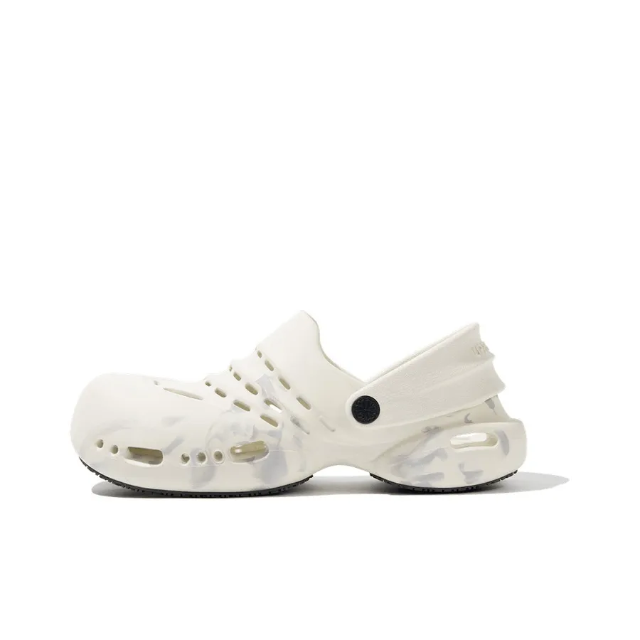 UPPERVOID Сабо Женские Морская соль Белый