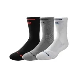 3팩 세트 - Bullfight 허벅지 양말 (화이트+그레이+블랙)