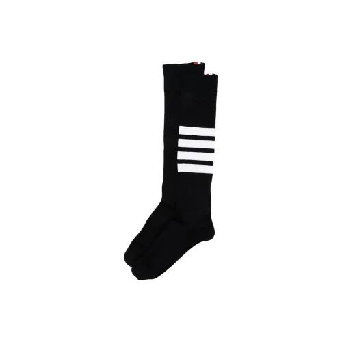 THOM BROWNE 1 шт Черные Женские Носки MID до икры