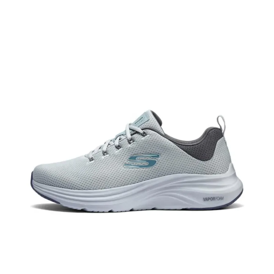 Skechers Vapor Foam Устойчивый к истиранию Дышащий Низкий Топ Casual Мужской Серый Белый