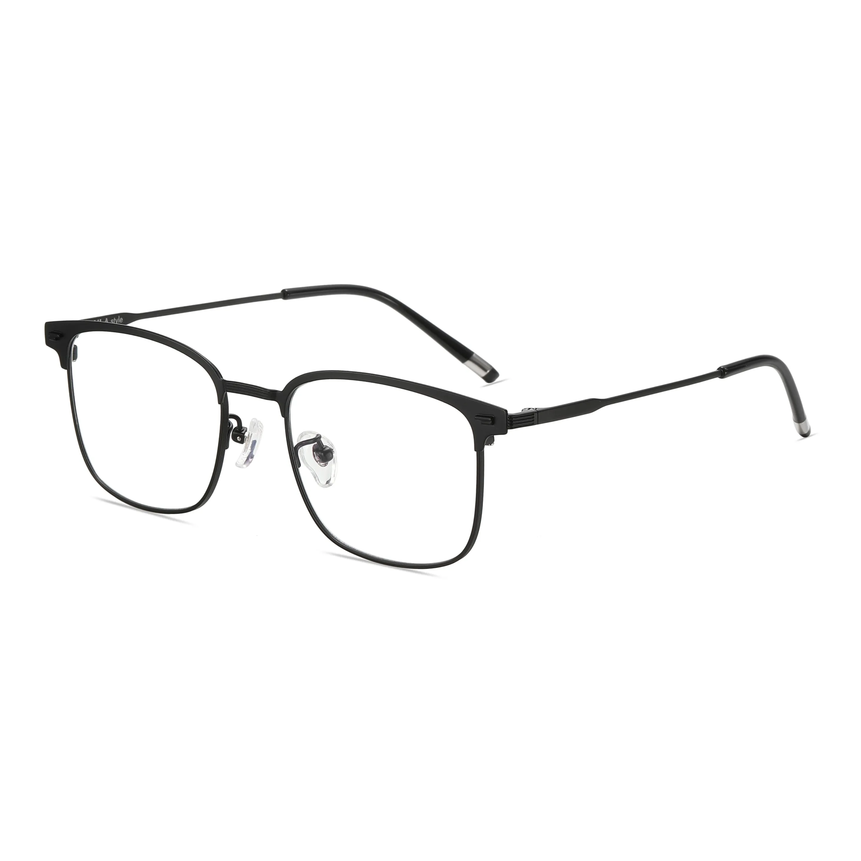 HLA Титан Квадратные Оправы для Очков Унисекс Черный Металлик