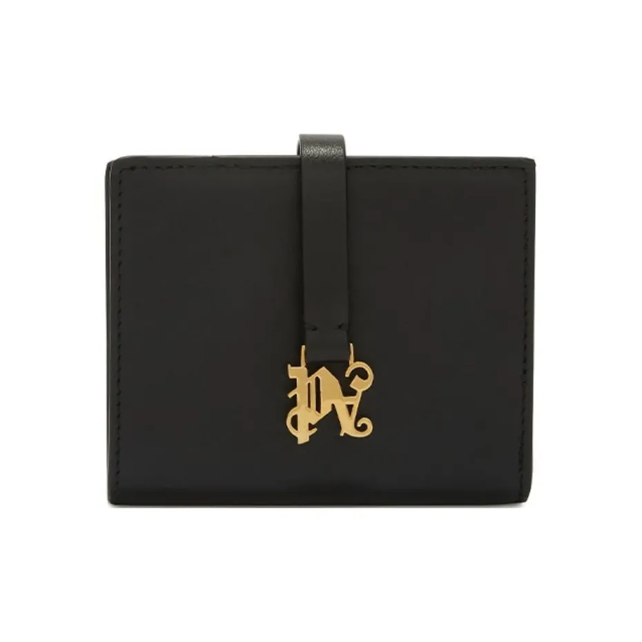 PALM ANGELS Monogram appliqu� Leather Wallet