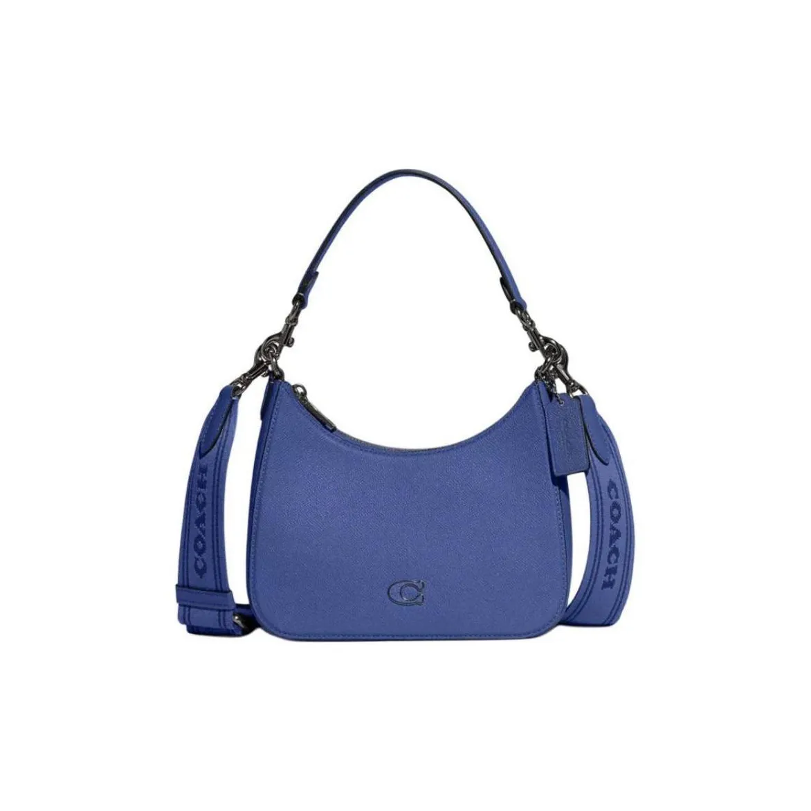 COACH Hobo Canvas Shoulder Bag, Crossbody Bag, Handbag Trumpets Women's Blueberry