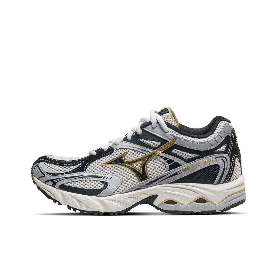 Mizuno WAVE ORION Беговые кроссовки Низкий Топ Белый Золото Черный Унисекс