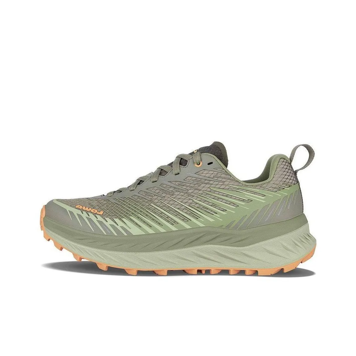 Lowa Anti-Slip Wear-Resistant Low-Top Marathon Running Shoes Women's Green