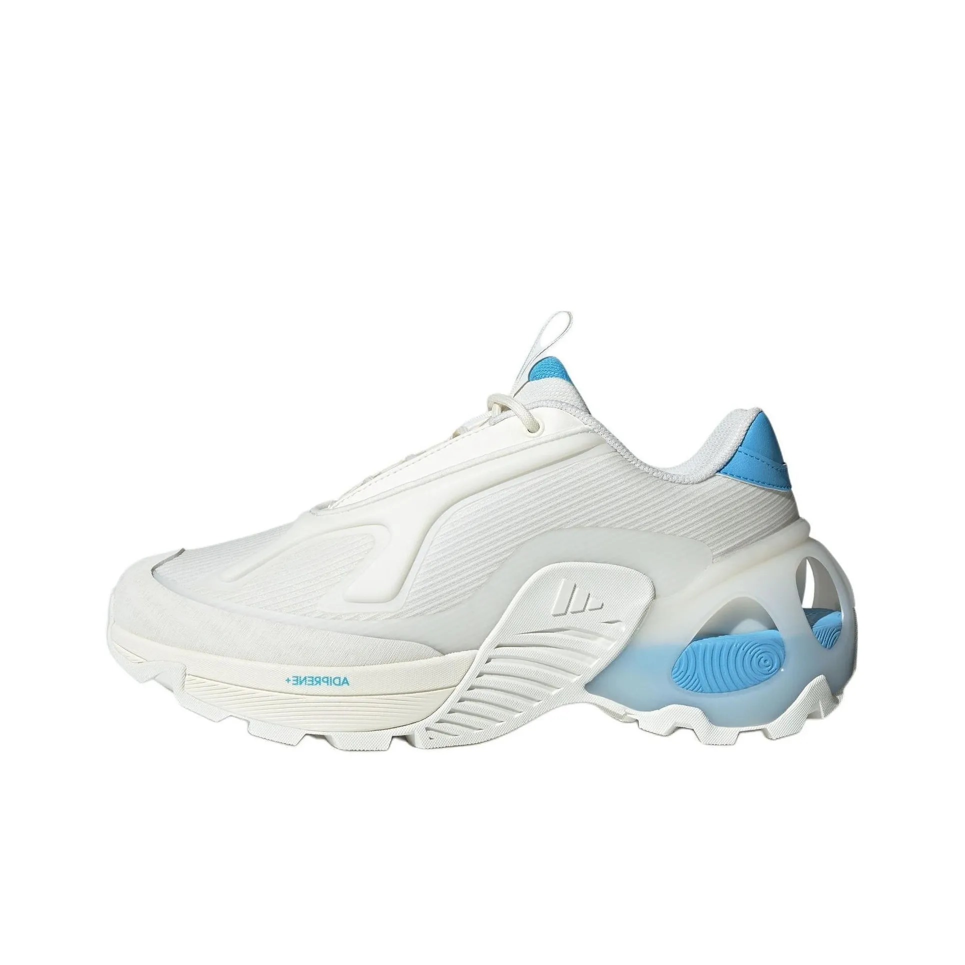 Adidas Edge Runner Slip-resistant Abrasion-resistant Low-top Беговые кроссовки Унисекс Белый Синий