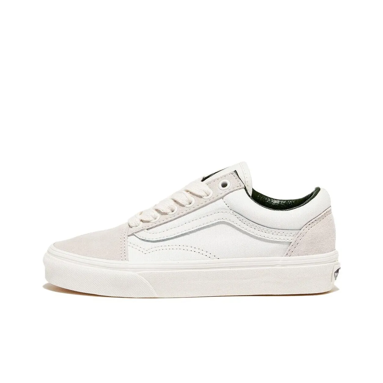 VANS Old Skool OVERSIZED LACES Износостойкий и Легкий Низкий Топ Скейтборд Кроссовки Унисекс Белый