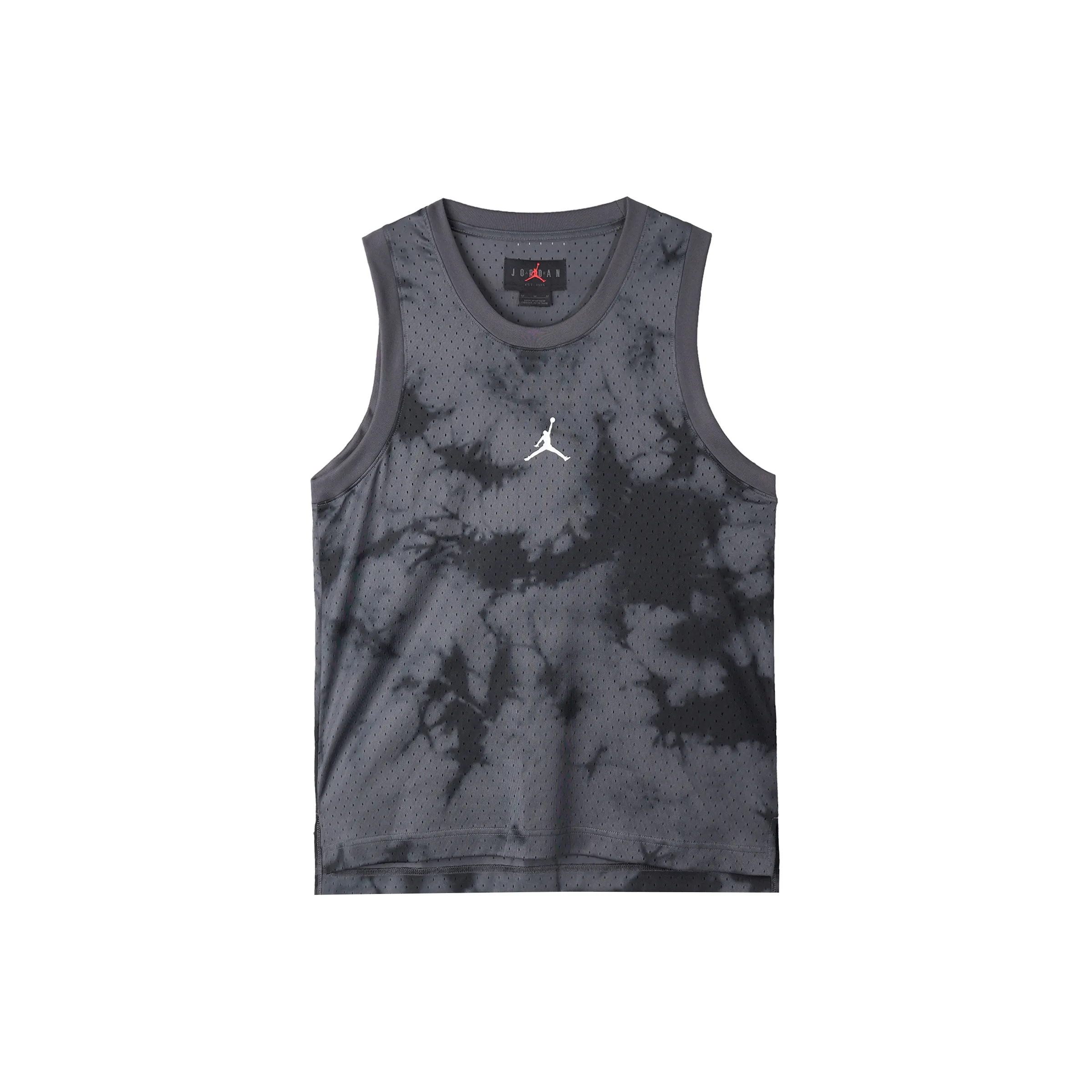 Jordan Men's Tie Dye Loose Fit Sleeveless Tank Black