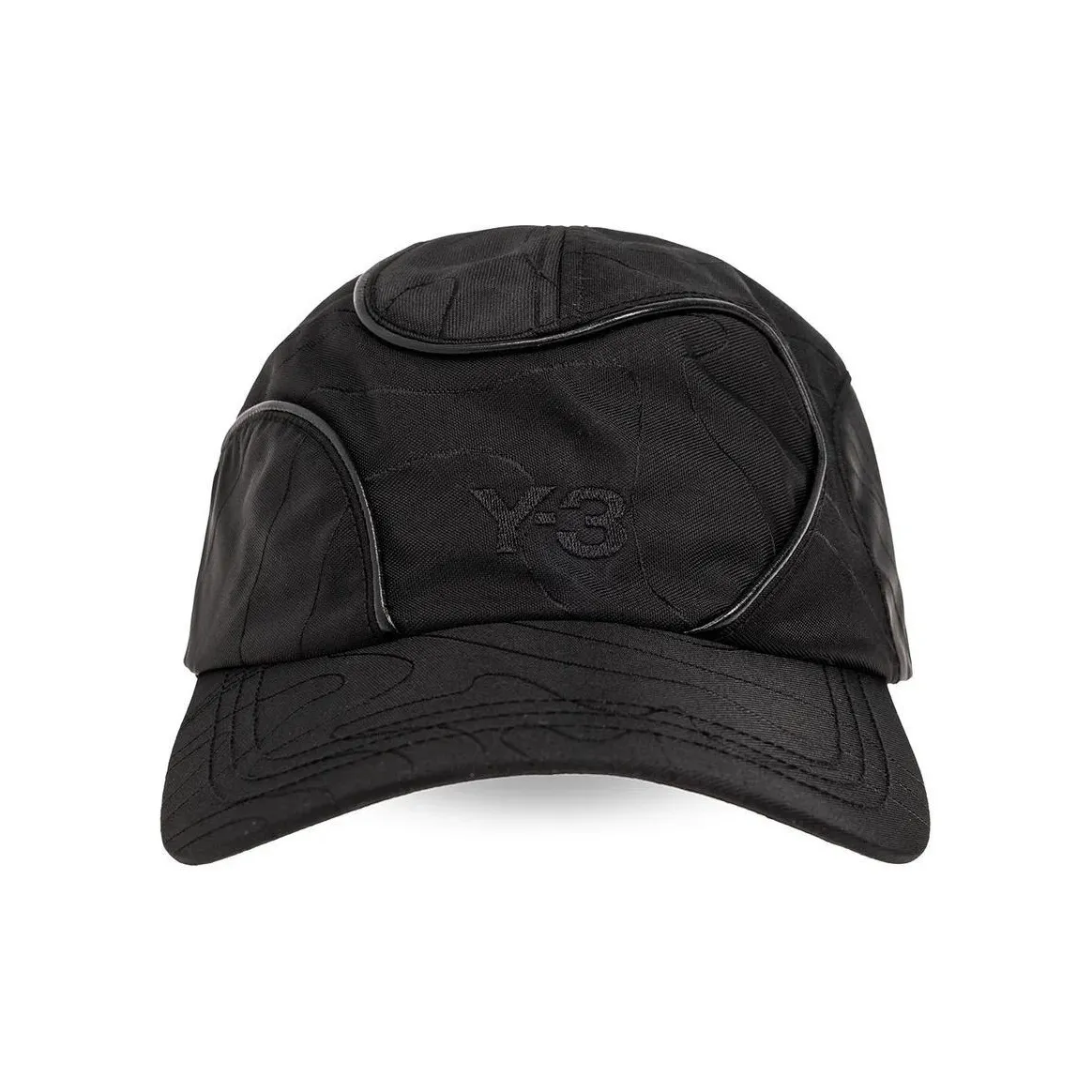 Y 3 Polyamide Baseball Caps Unisex Black