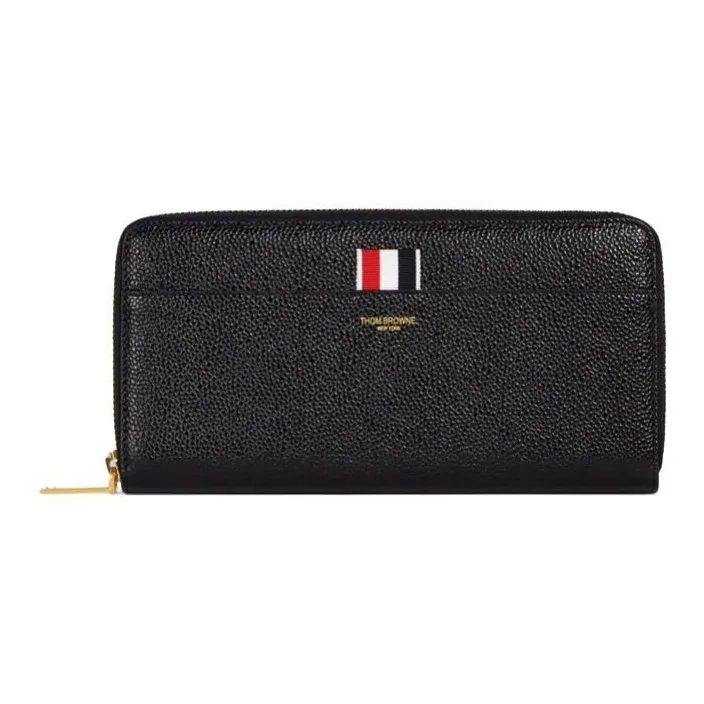 THOM BROWNE Zip Around Continental Wallet