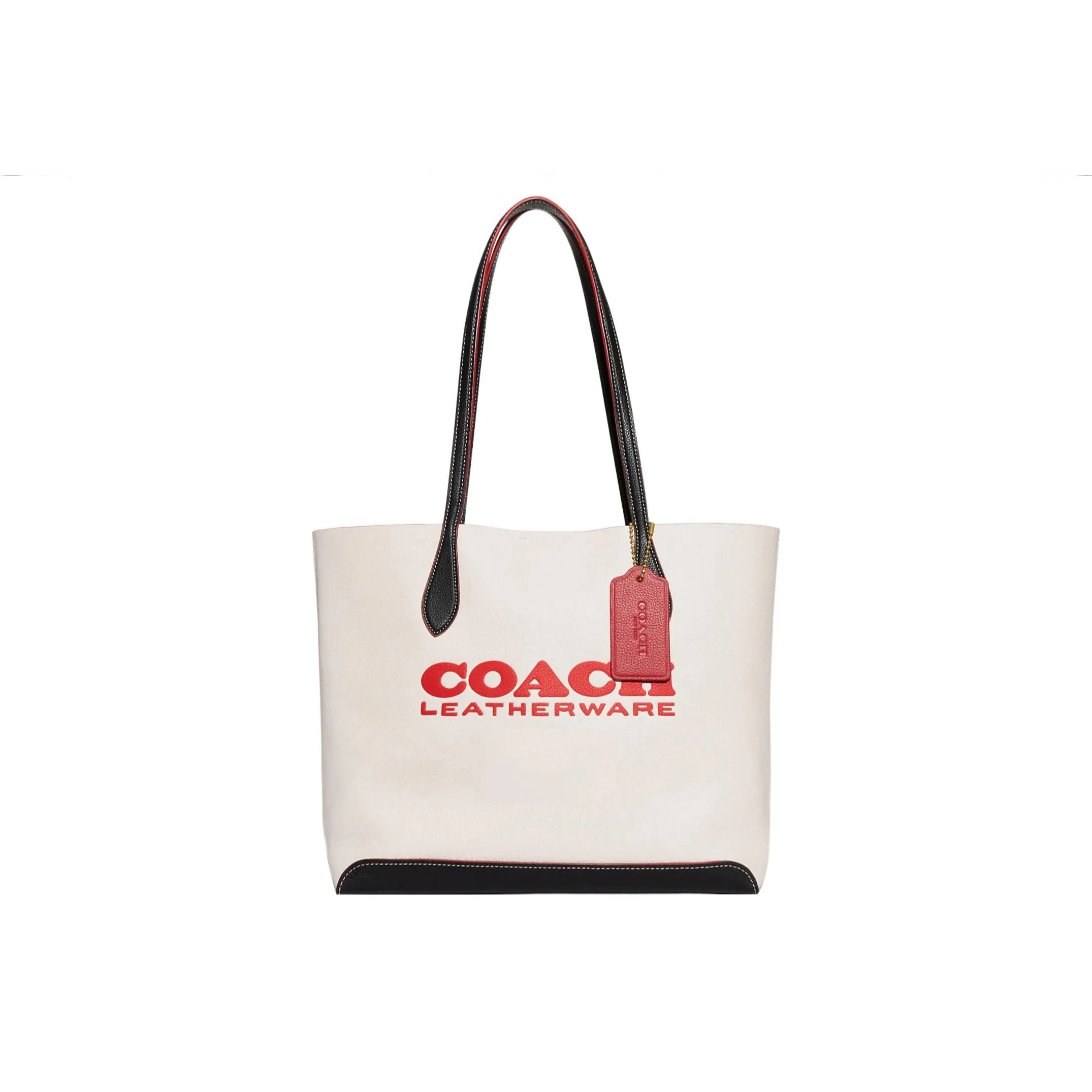 COACH Kia Натуральная кожа галечная кожа сумка-тоут сумка для покупок сумка на плечо сумка большая женская белая