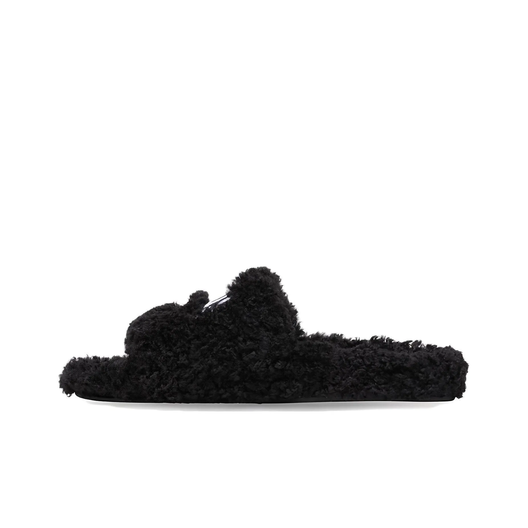 Balenciaga Furry Slides Women's