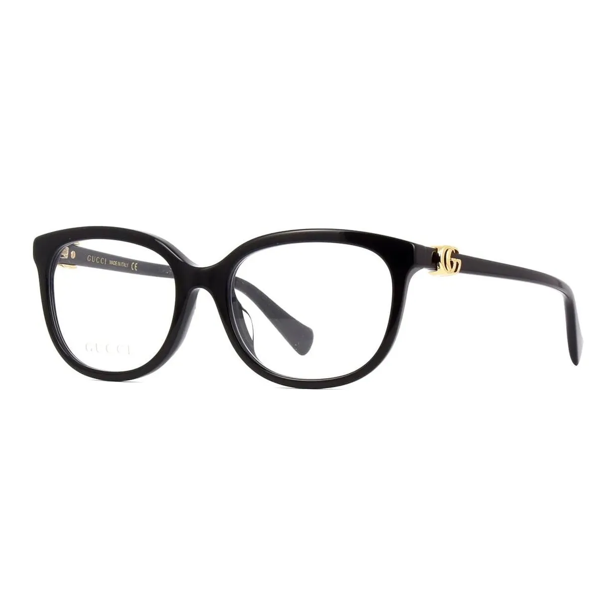GUCCI Plate Frame Square Eyeglass Frames Women's
