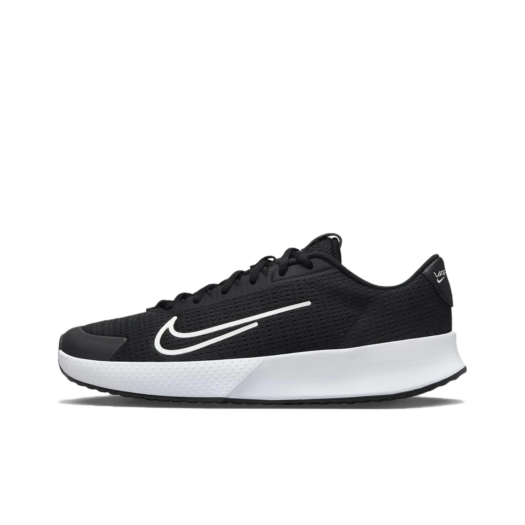 Nike Court Vapor Lite 2 Slip-Resistant Abrasion-Resistant Low-Top Tennis Shoes Women's Black White