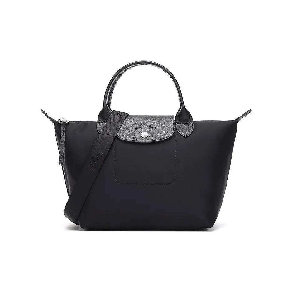 LONGCHAMP Le Pliage Холщовая сумка сумка-пельмени сумка через плечо маленькая сумка женская черная