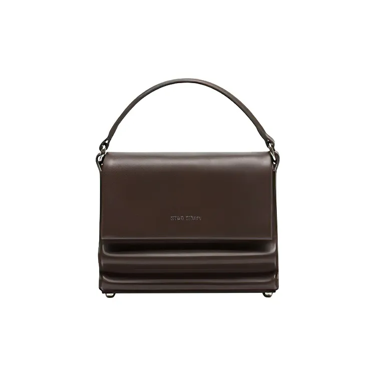 STAR TOWN Коровья кожа Одно плечо Сумка Стандартная Женская Классическая Синий Датский Коричневый Рио Красный Туманно-белый