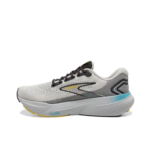 Brooks Glycerin 21 Беговые кроссовки Низкие Кокосовое молоко/Железно-серый/Желтый Мужские