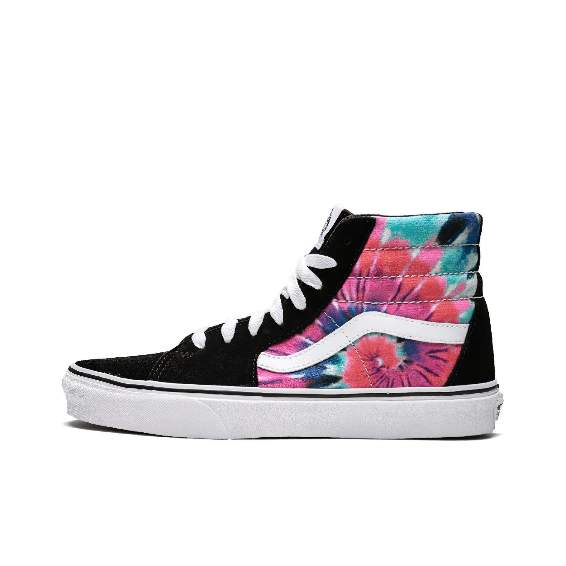 VANS SK8 Галстук DY High Топ Кроссовки для скейтбординга Женские Розово-синие