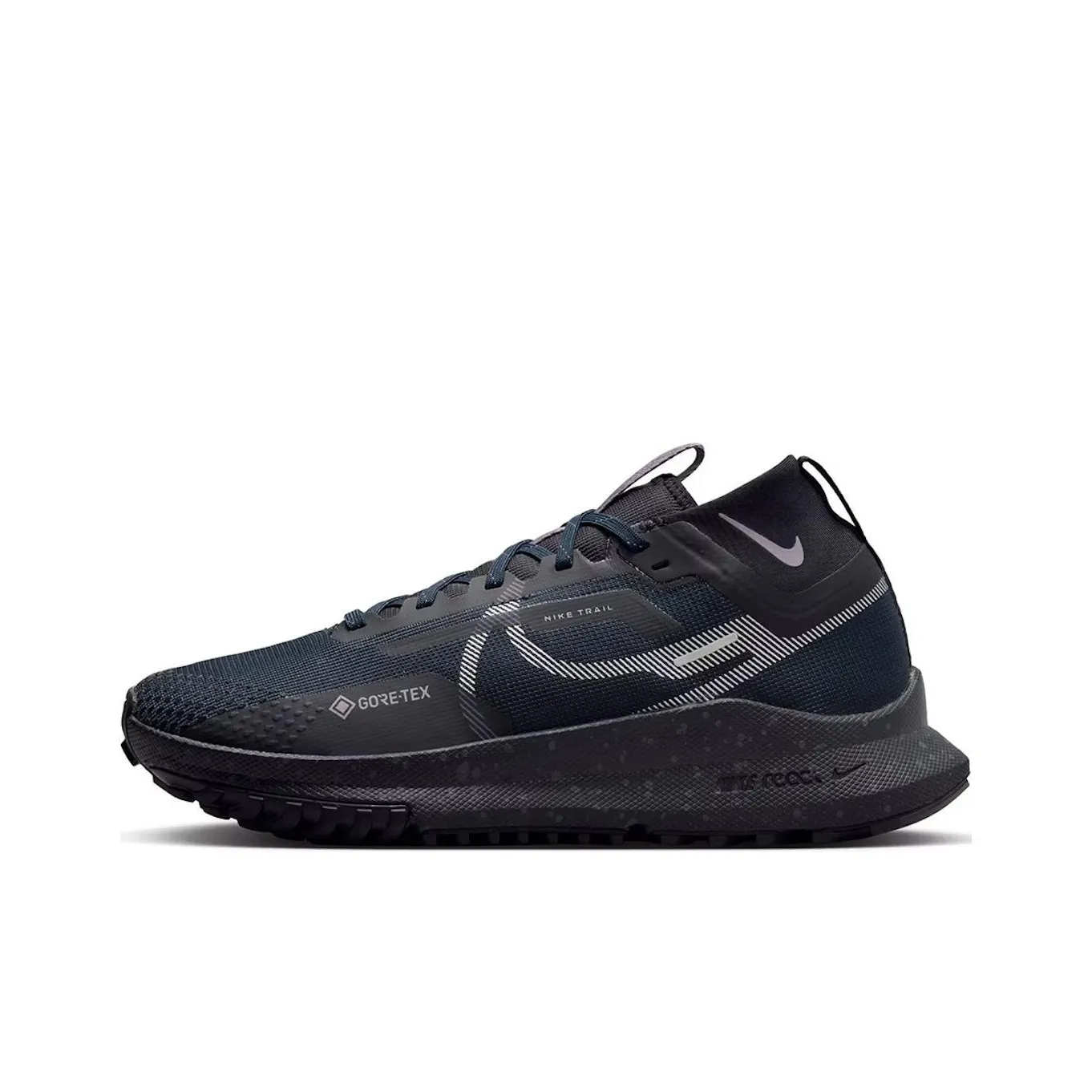 Nike Pegasus Trail 4 Gore Tex Dark Obsidian Metallic Silver Women's