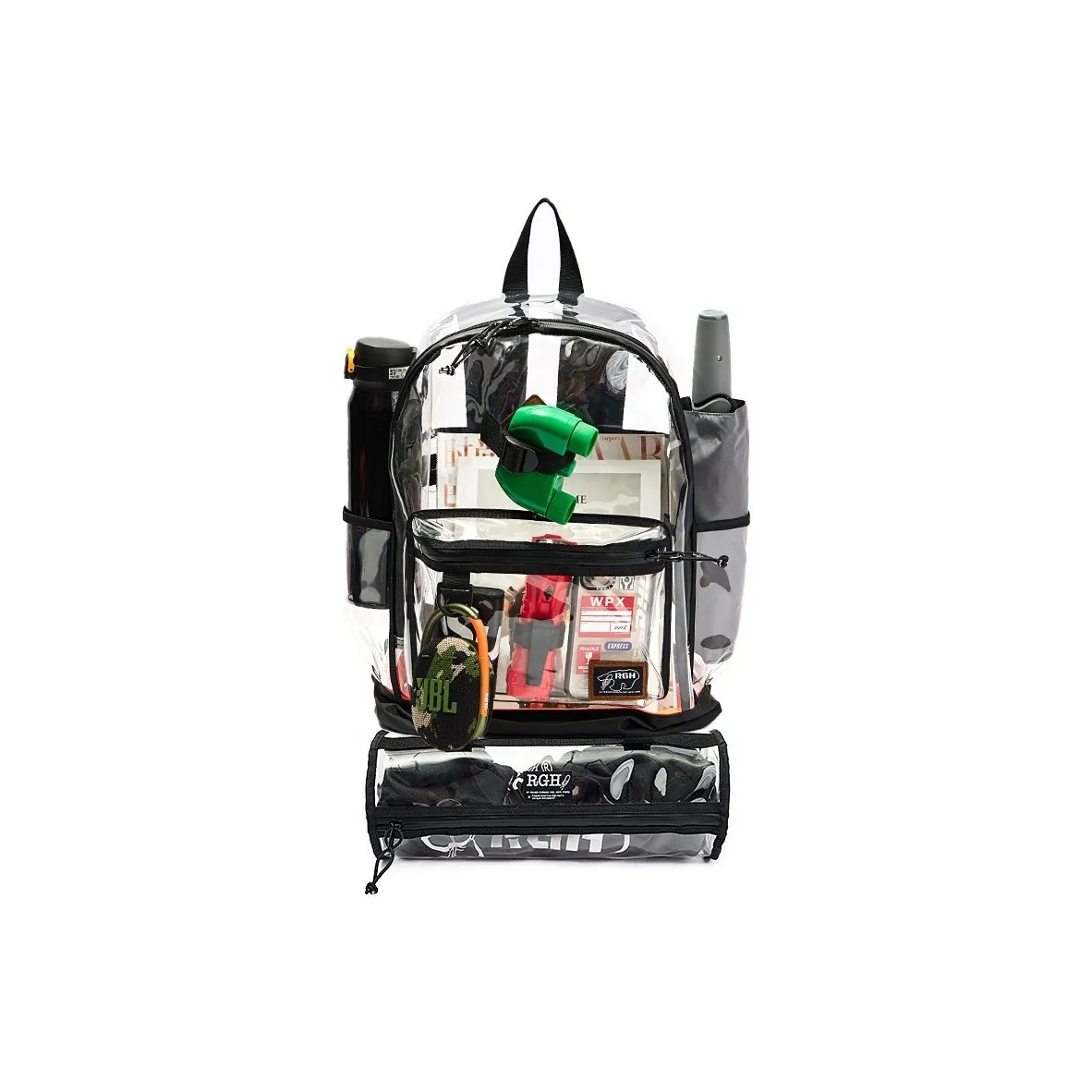 Rough Enough ПВХ Рюкзак Большой Унисекс Прозрачный