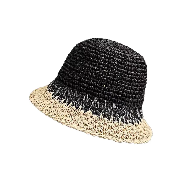 MUSTKOO Straw Woven Bucket Hats Women's