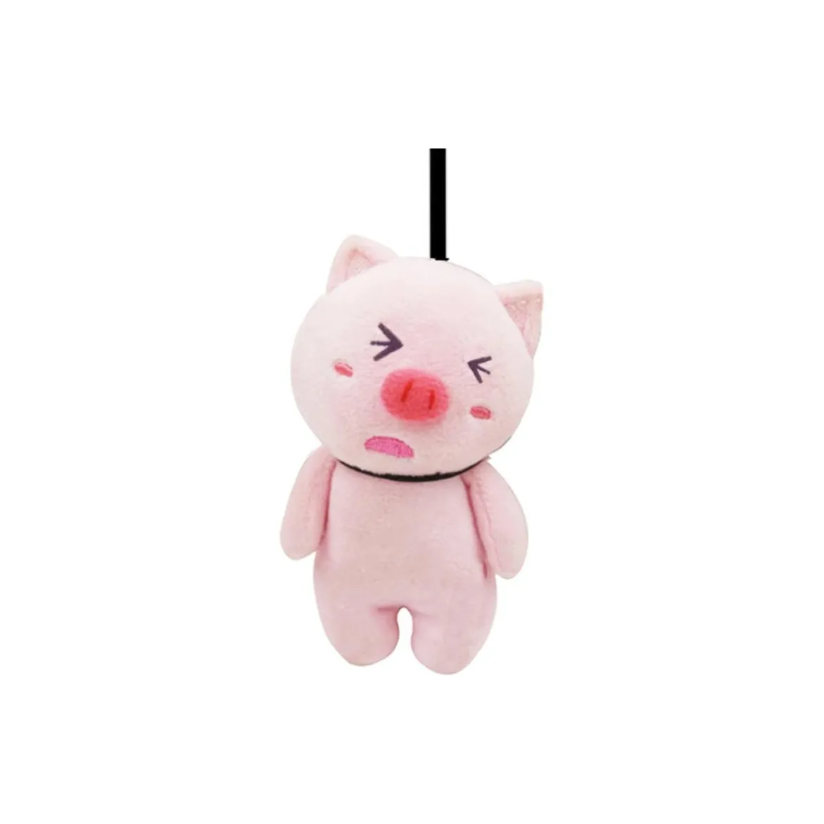 A Little Tide To Play Милый Подвесной Свинья с CLOSED Глаза Один Собака Куклы Плюшевый Подвеска 11 см Рекомендуемый рост