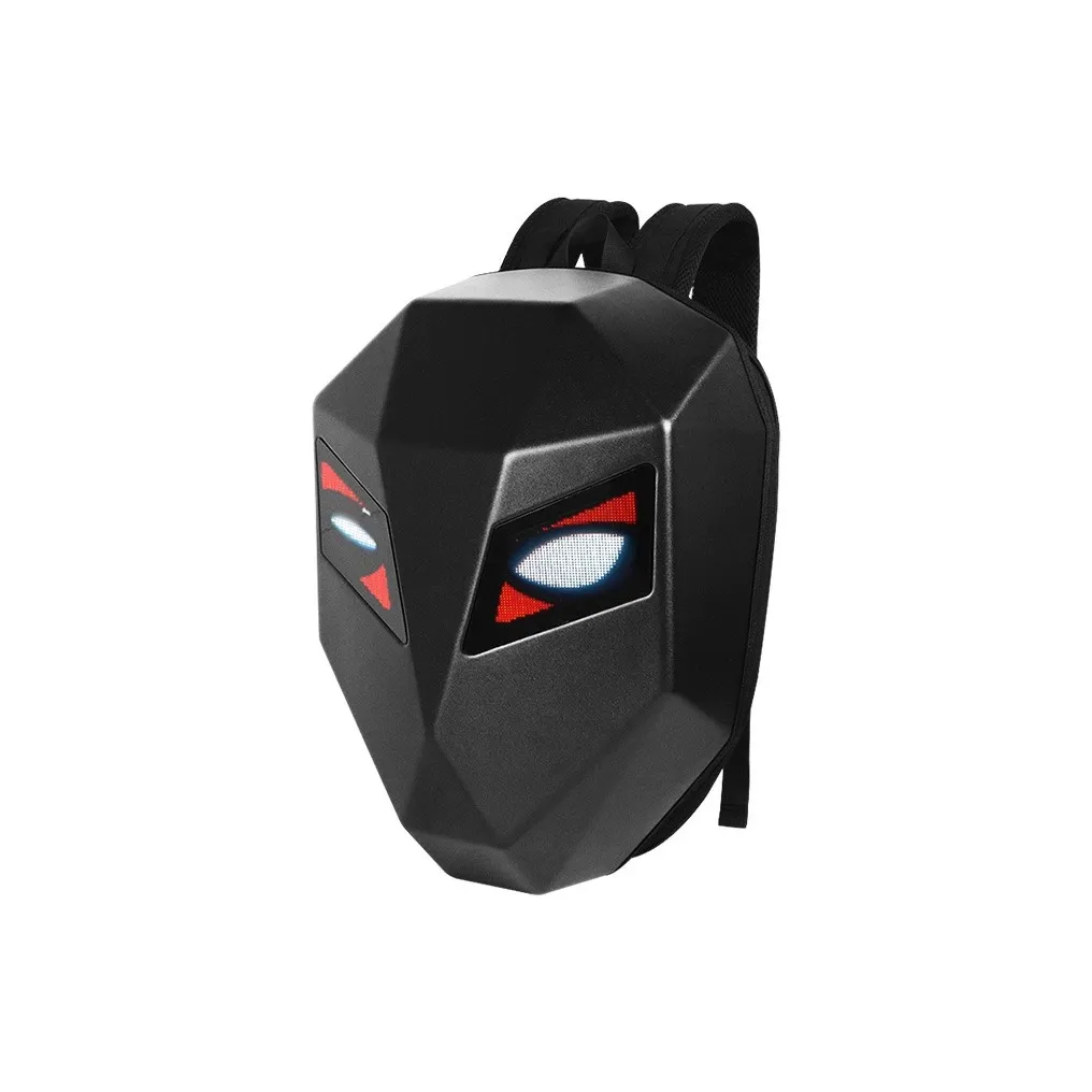 LOY Biker Backpack PVC Hard Shell Unisex